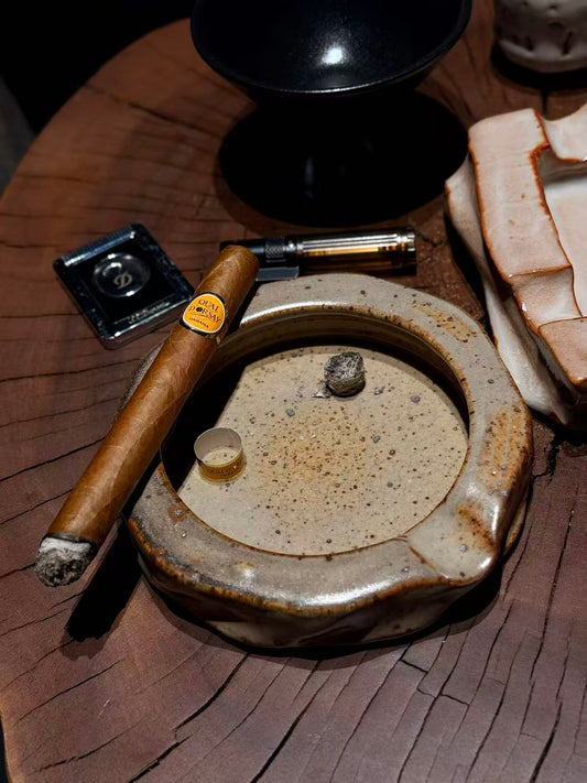 JP.Design❁ Octagon — Shino Smoke-Fired Cigar Ashtray